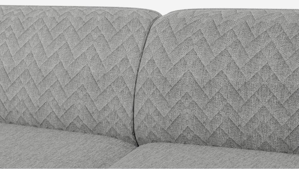 3-Sitzer-Sofa aus Stoff – Grau 