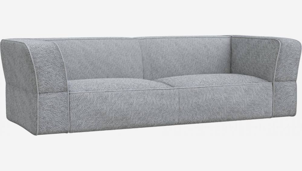 3-Sitzer-Sofa aus Stoff – Grau