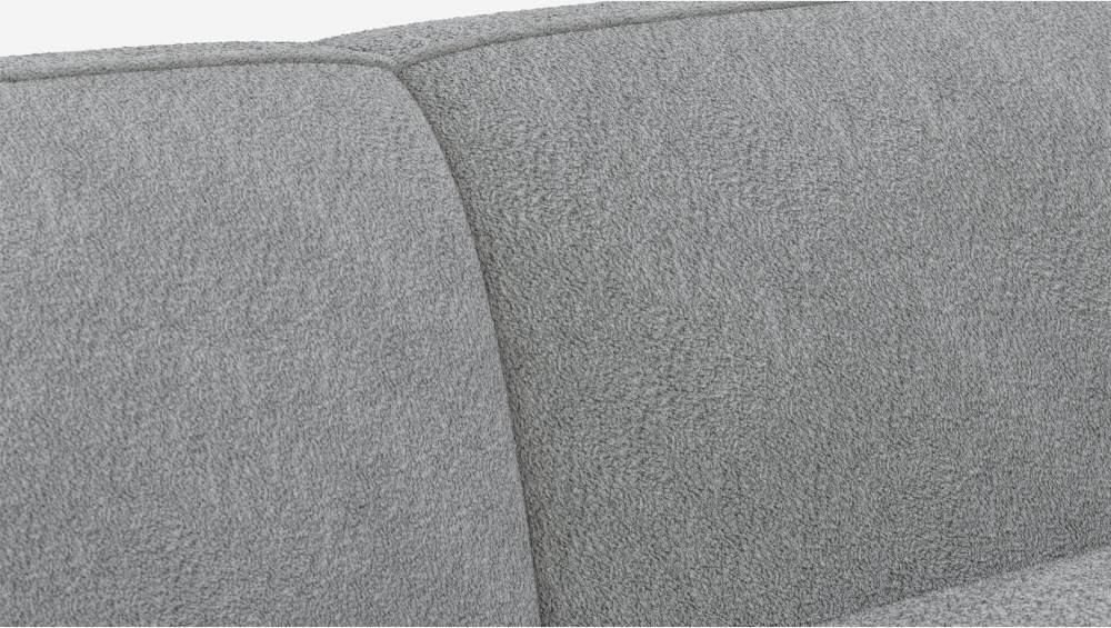 Grande divano 3 posti in tessuto - Grigio