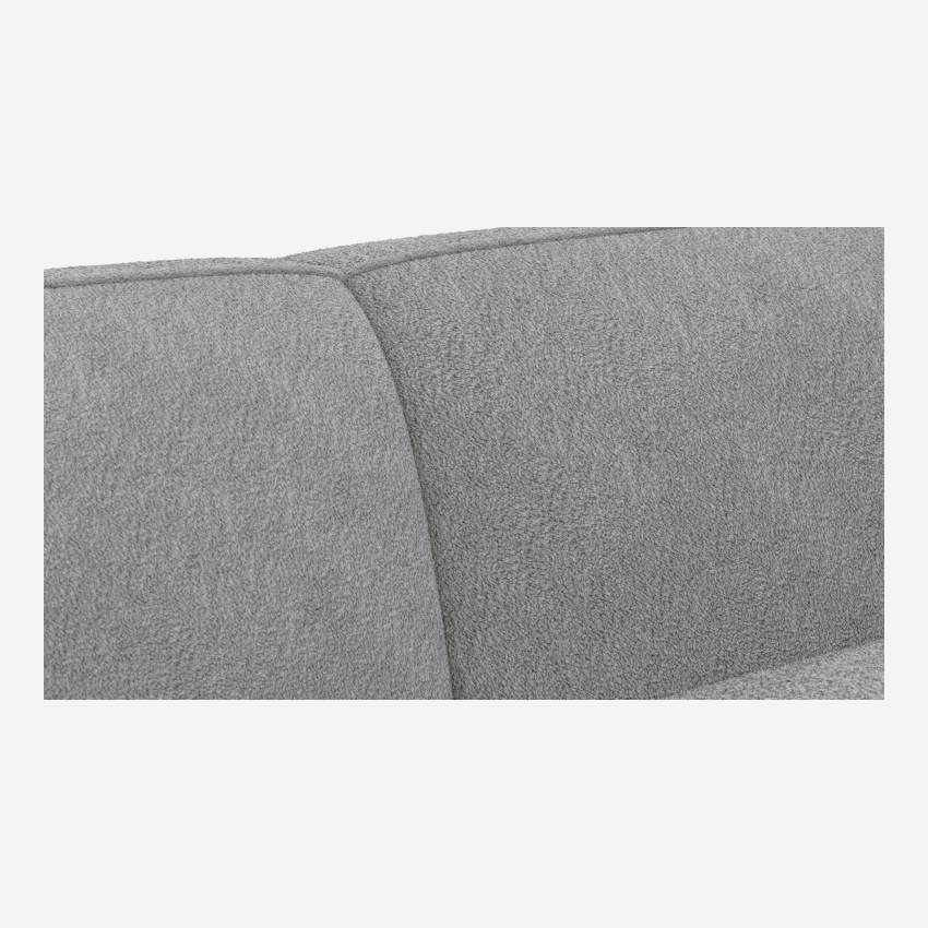 Grande divano 3 posti in tessuto - Grigio