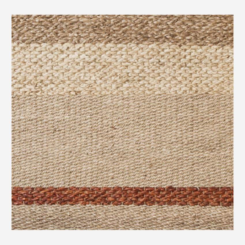 Teppich aus Seegras - 200 x 70 cm - Streifenmuster