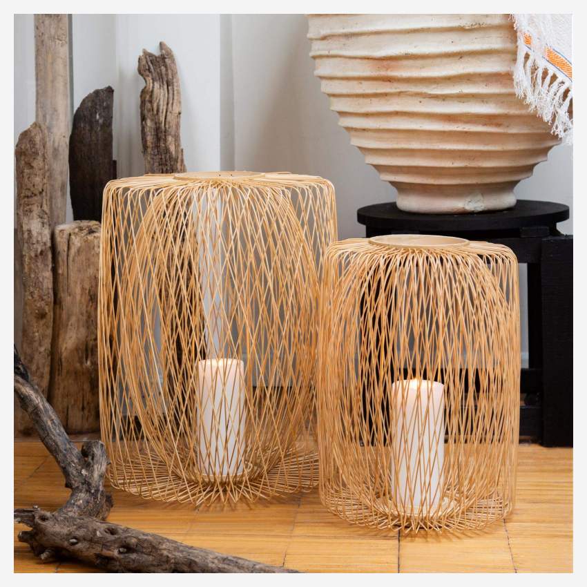 Lanterna in bambù - 40 cm - Naturale
