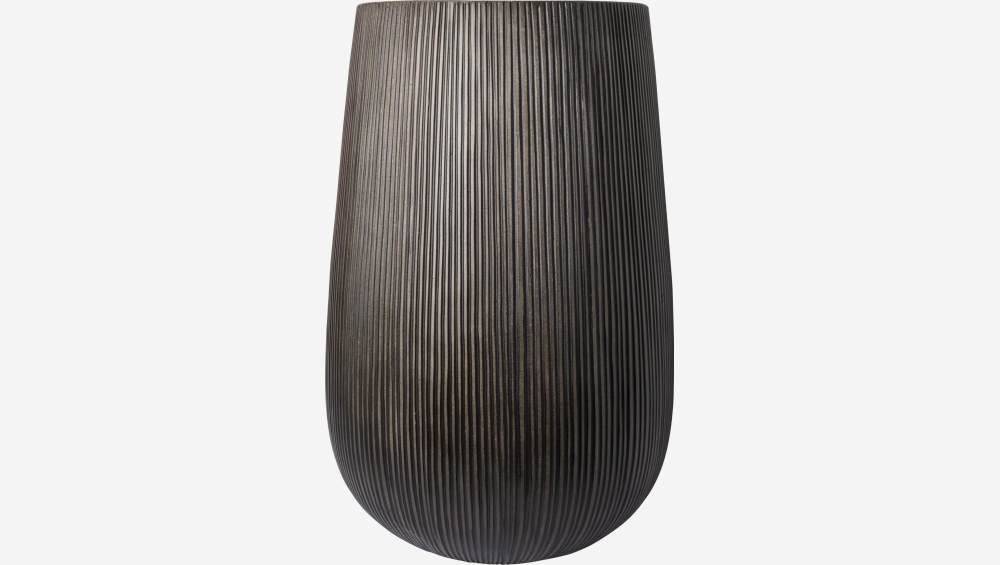 Vaso in ficonstone - 44 x 66 cm - Grigio