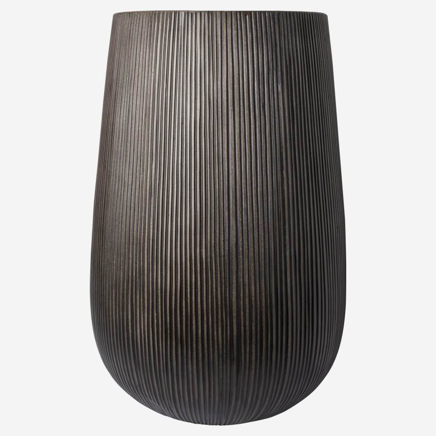 Vaso in ficonstone - 44 x 66 cm - Grigio