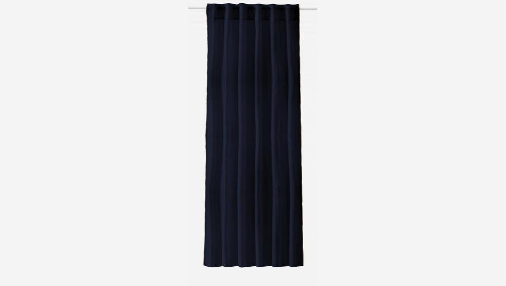 Confezione da 2 tende filtranti in garza di cotone - Blu oltremare