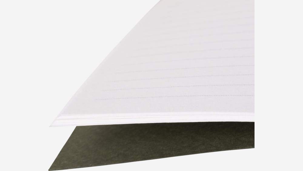Set van 2 papieren notitieboekjes - 48 pagina's - Khaki