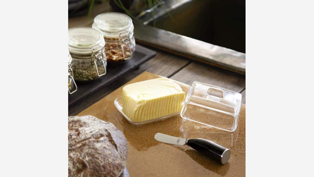 Faca de manteiga "Lou Bure" em chifre e inox - Design by Stéphane Rambaud