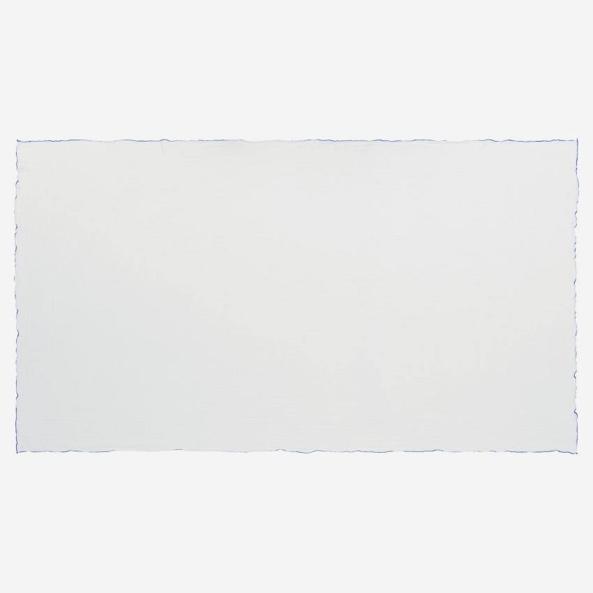 Fouta en gaze de coton - 100 x 180 cm - Blanc
