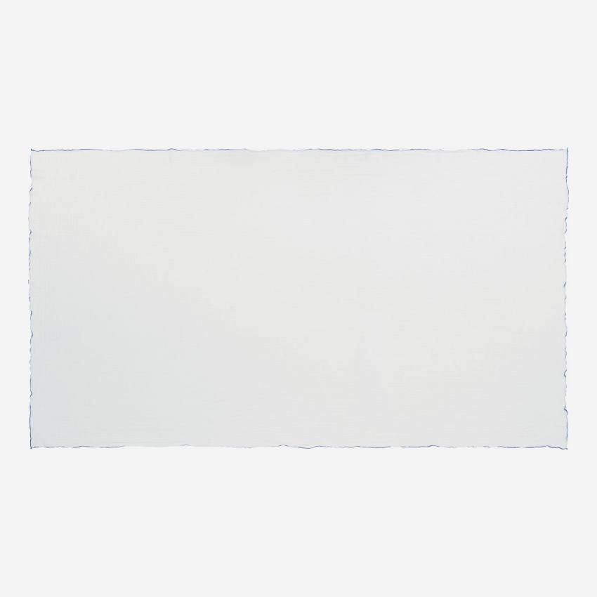 Fouta van gaaskatoen - 100 x 180 cm - Wit