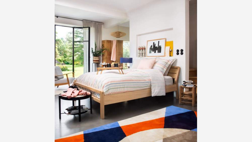 Parure de lit en coton - 240 x 260 cm - Multicolore - Design by Floriane Jacques