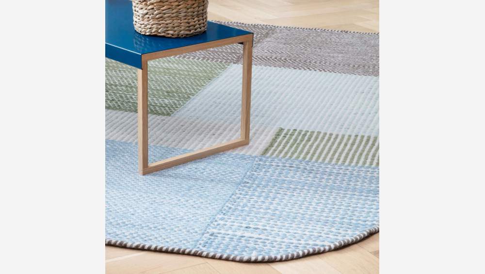Handgewebter Teppich aus Wolle - 170 x 240 cm - Motiv by Floriane Jacques