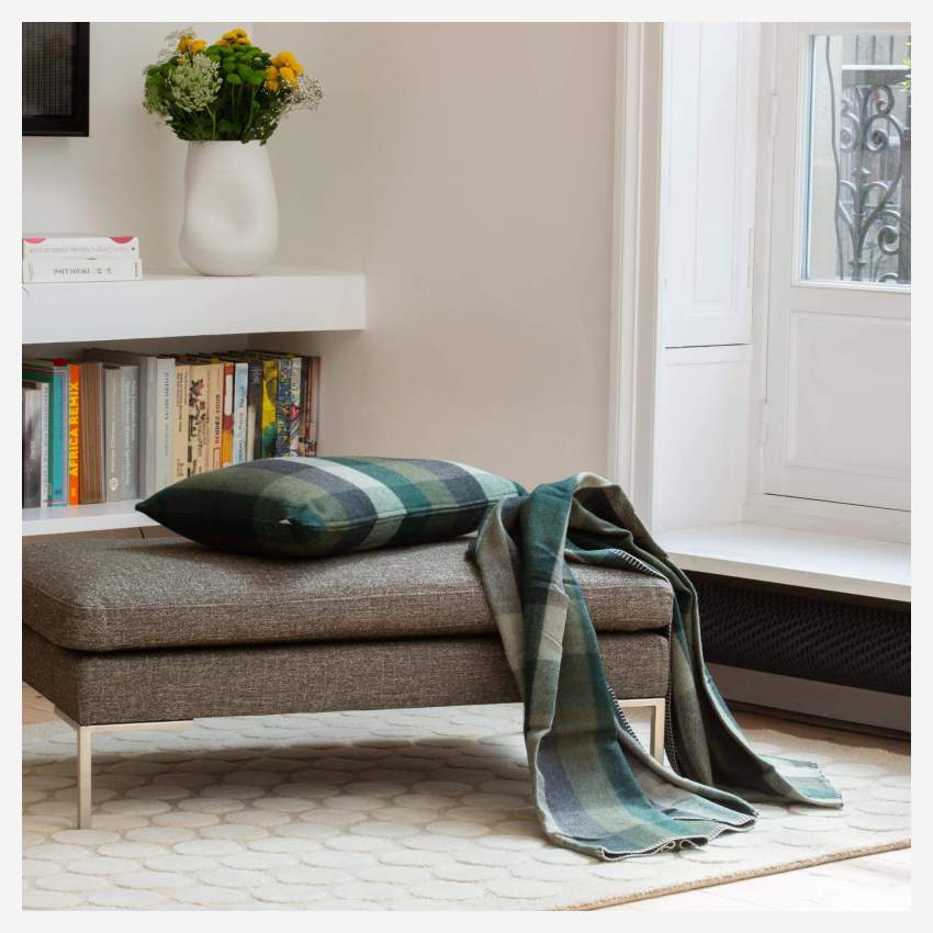 Cuscino in lana - 40 x 60 cm - Verde