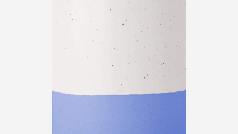 Taza alta de loza - 330 ml - Azul