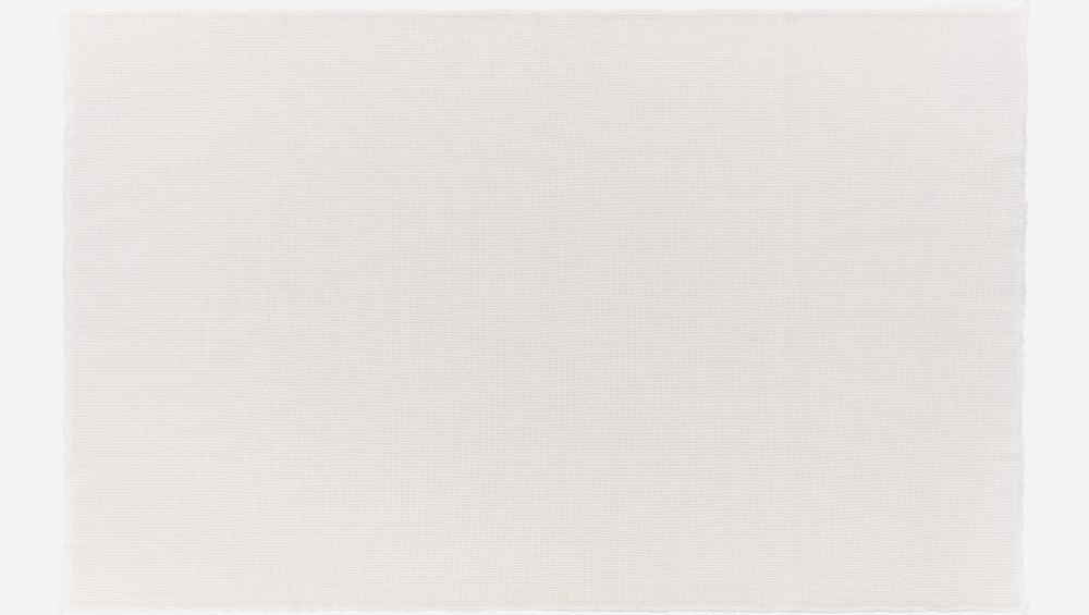 Plaid de Algodón - 130 x 170 cm - Beige