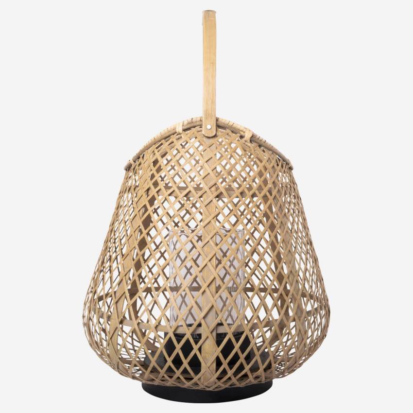Lanterna in bambù - 37 x 42 cm - Naturale