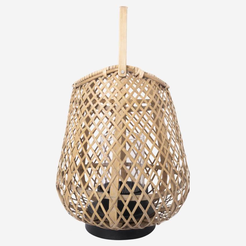 Farolillo de bambú - 27 x 34 cm - Natural