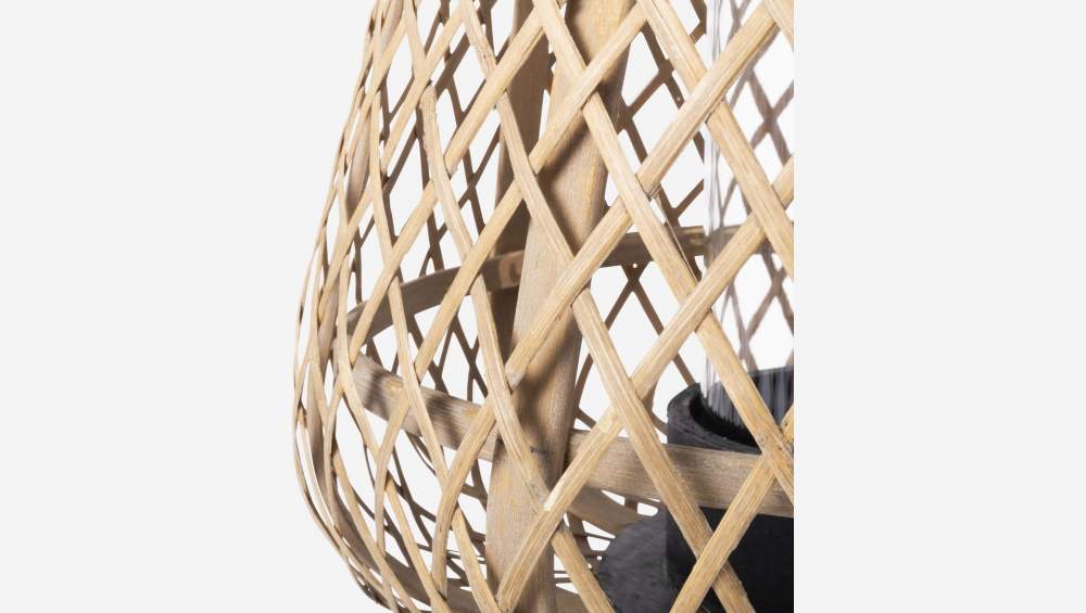 Farolillo de bambú - 27 x 34 cm - Natural
