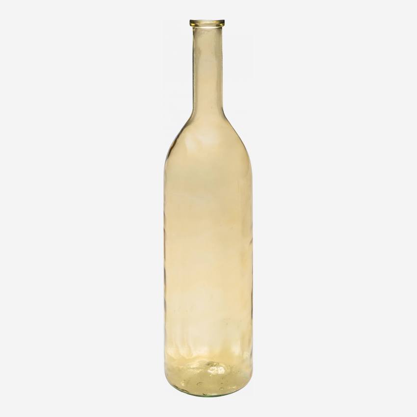 Vaso in vetro riciclato - 21 x 100 cm - Giallo