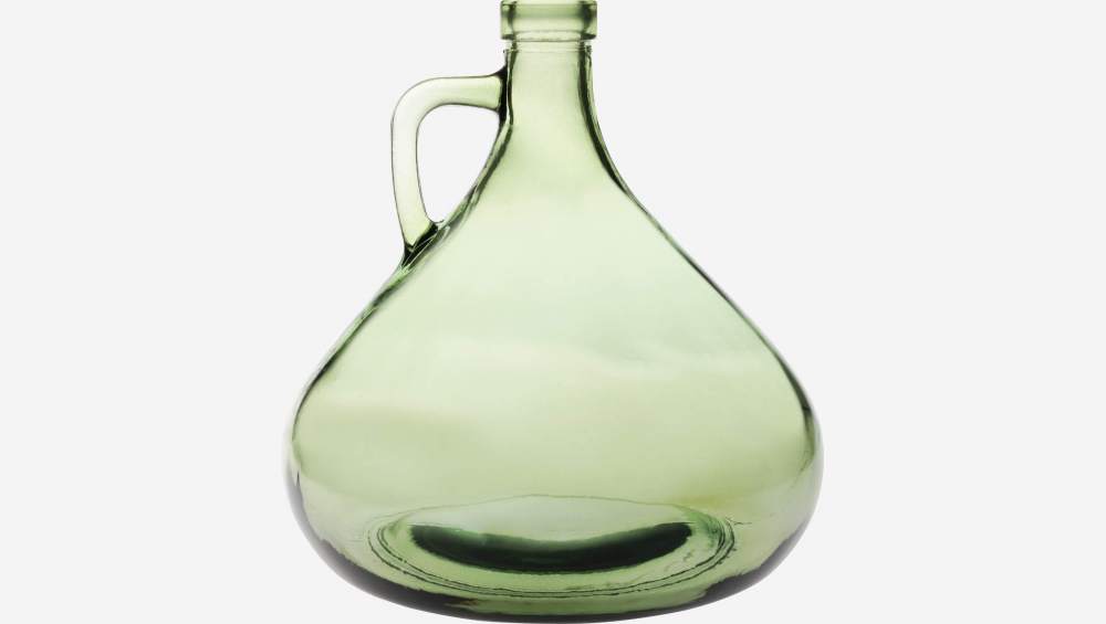 Vase aus Glas - 18 x 18 cm - Grün