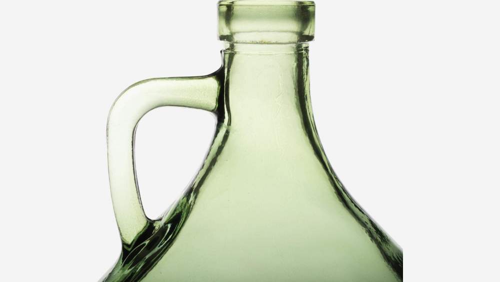 Vase en verre recyclé - 18 x 18 cm - Vert