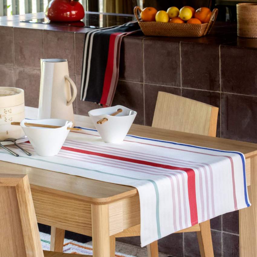 Tischläufer aus Baumwolle - 50 x 155 cm - Mehrfarbig