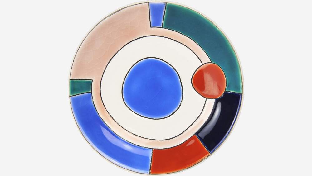 Cuenco de loza esmaltada - 14 x 5,5 cm - Diseño de Floriane Jacques