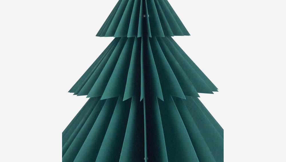Kerstdecoratie - Papieren kerstboom - 45 cm - Groen