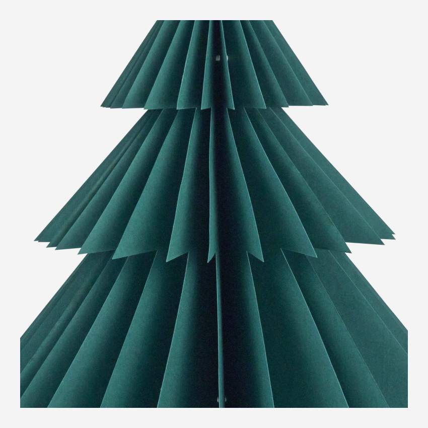 Kerstdecoratie - Papieren kerstboom - 45 cm - Groen
