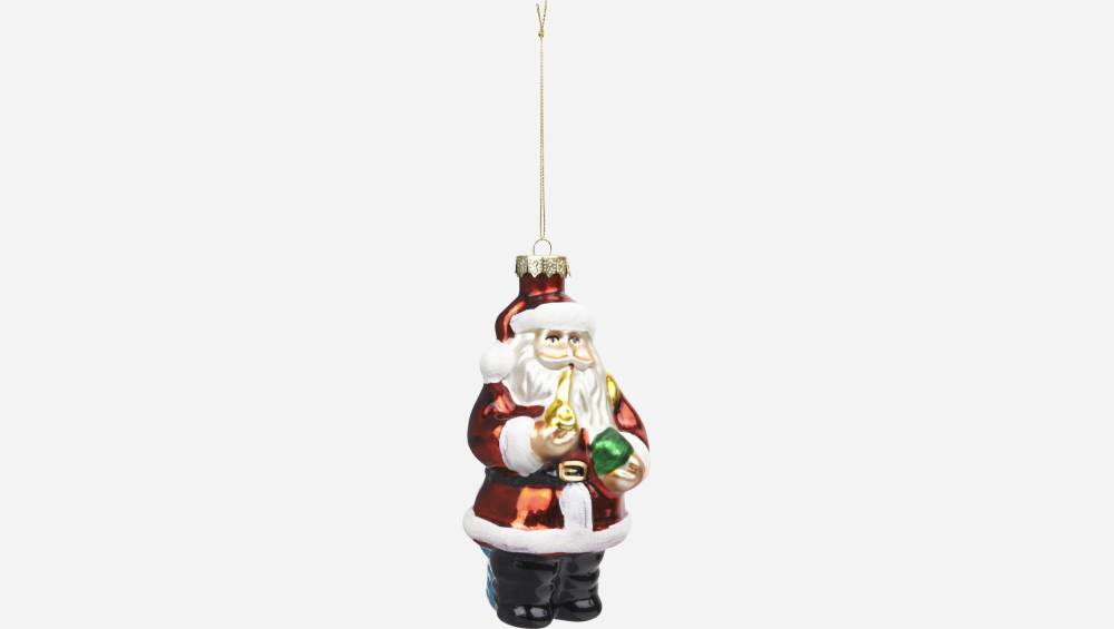 Decoración de Navidad - Decoración "Papa Noel" de vidrio