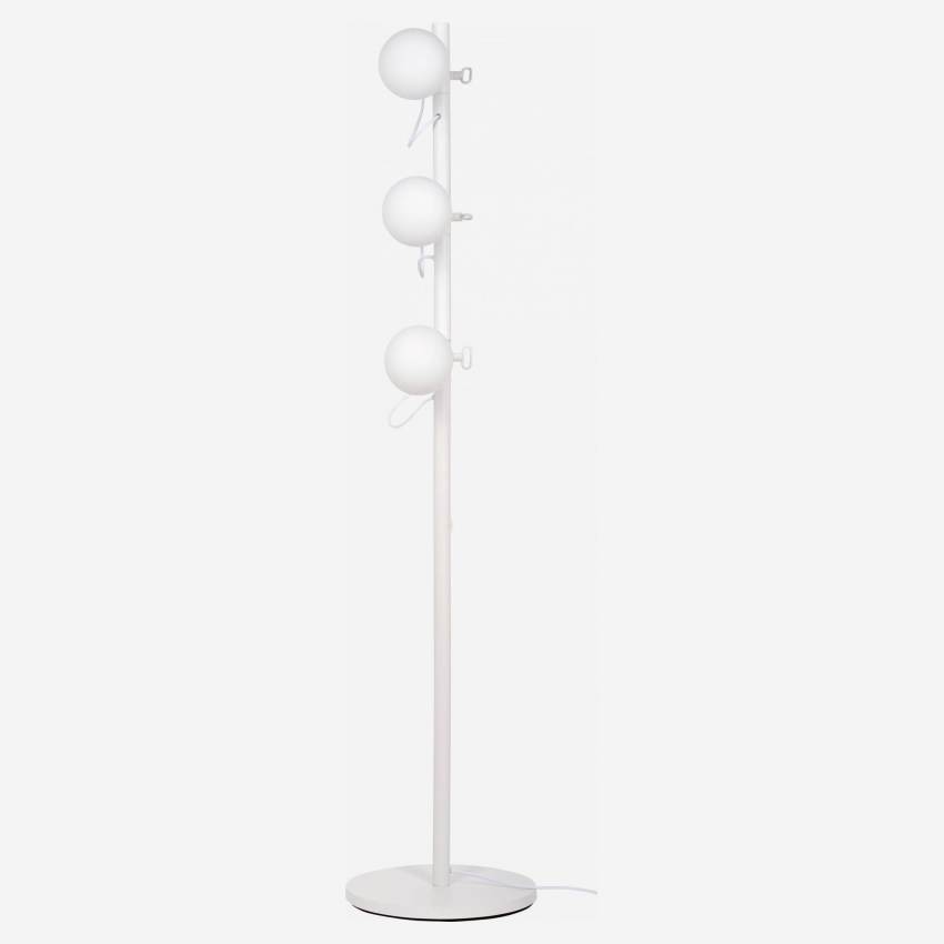 Stehlampe aus Metall & Holz - 160 cm - Design by Gaston Lobet