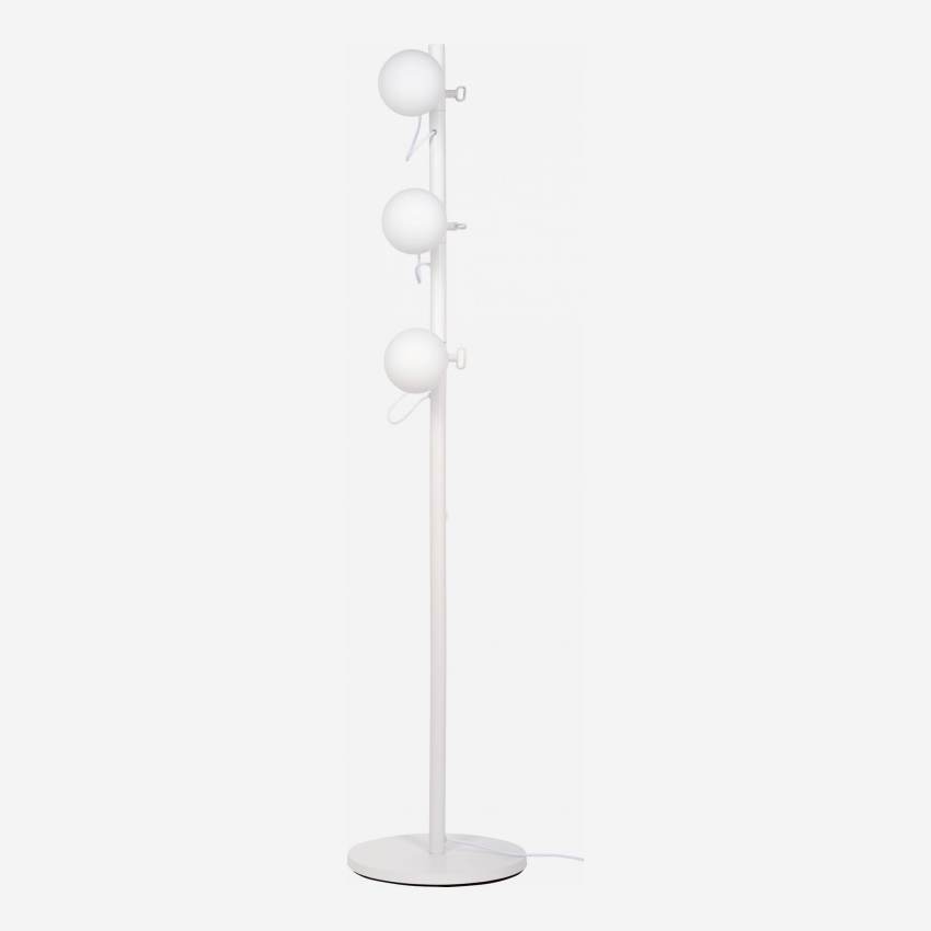 Lámpara de pie de metal y madera - 160 cm - Design by Gaston Lobet
