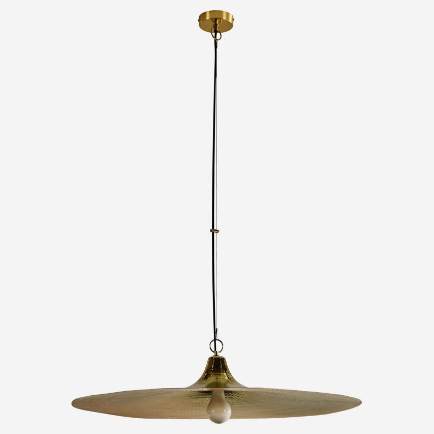 Hanglamp van messing - 87 x 26 cm - Verguld