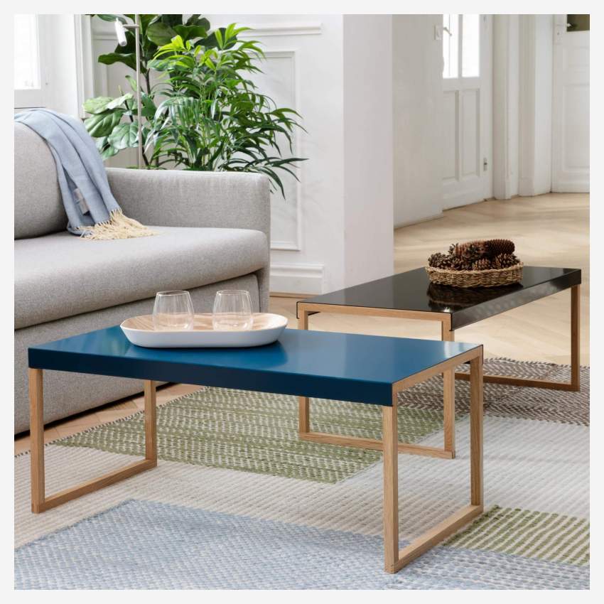 Mesa auxiliar de acero lacado - Azul - Design by Elling Ekornes & Trine Haddal Hovet
