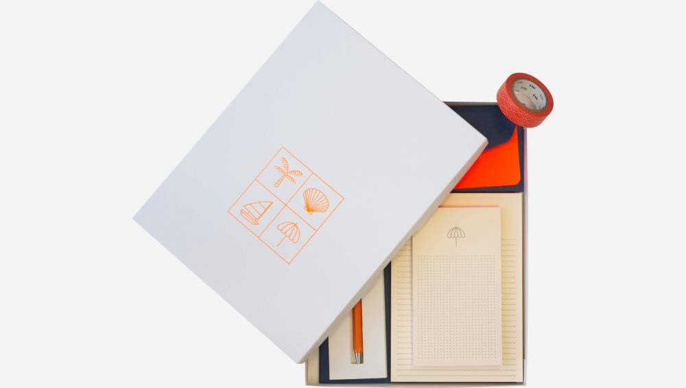 Caja regalo papelería - Design by Floriane Jacques 