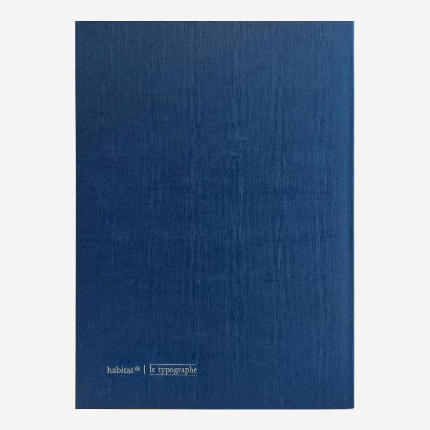 Cuaderno A5 - Azul - Design by Floriane Jacques