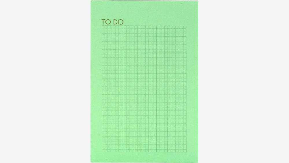 Lista de tarefas - 40 folhas - Verde