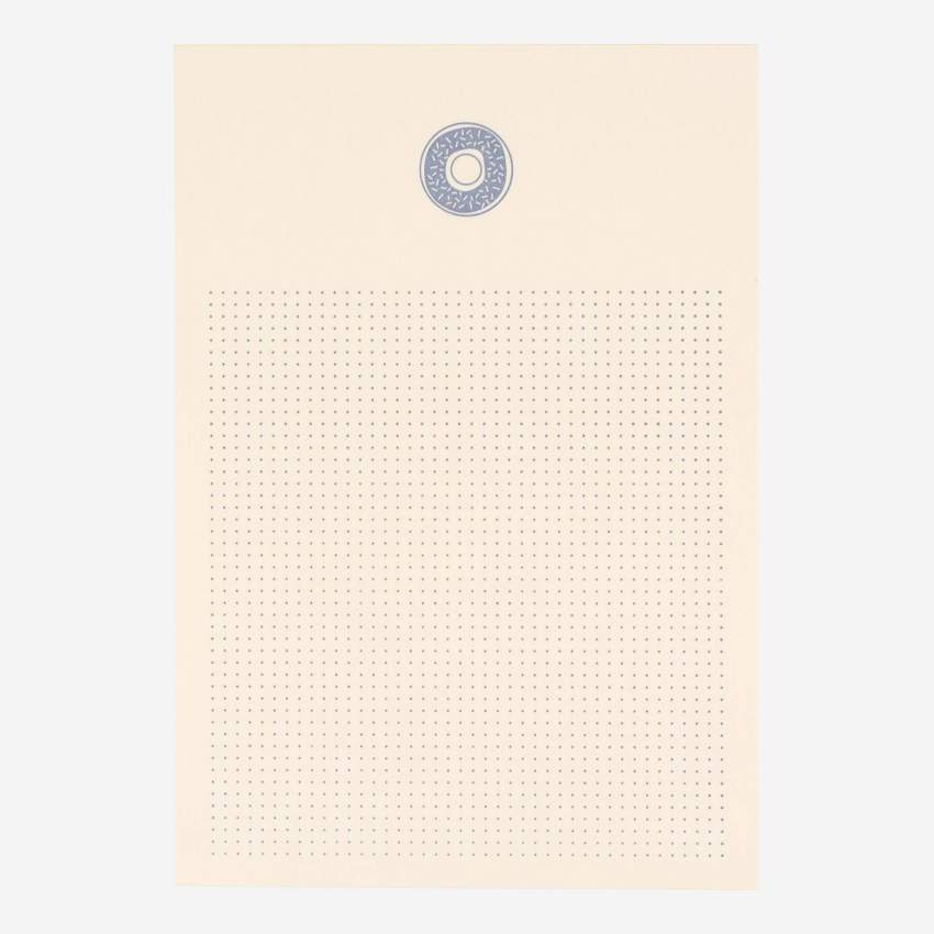 Bloc de notas A6 - 45 hojas - Dibujo donut - Design by Floriane Jacques