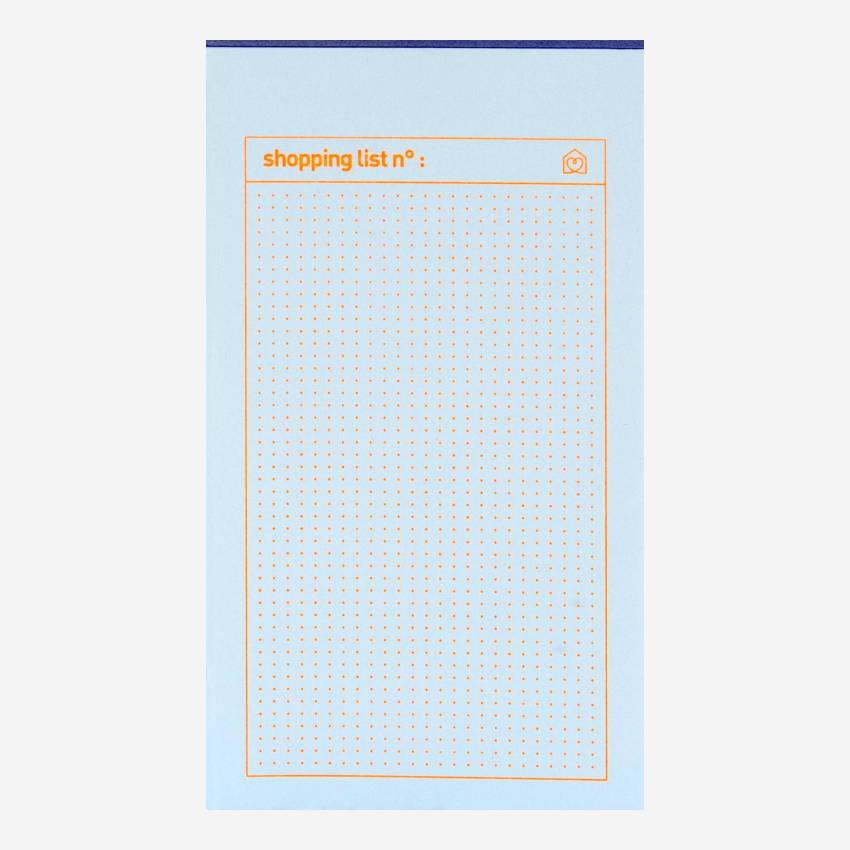 Mini bloc-notes pour shopping liste - 45 feuilles - Design by Floriane Jacques