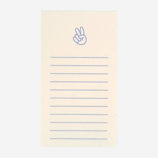 Mini bloc de notas - 45 hojas - Dibujo mano - Design by Floriane Jacques