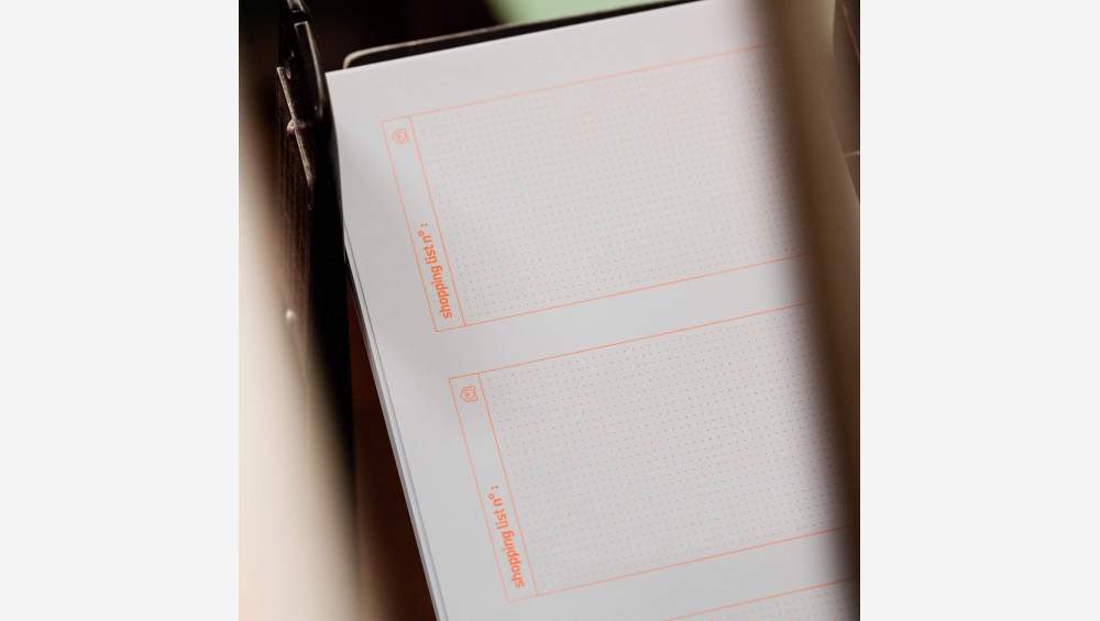 Mini bloco de notas para lista de compras - 45 folhas - Design by Floriane Jacques   