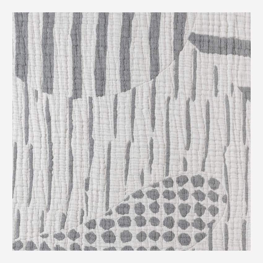 Plaid aus Baumwollgaze - 130 x 170 cm - Design by Floriane Jacques